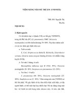Quá trình hình thành viêm màng não mũ trẻ em part1 docx