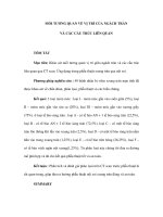 MỐI TƯƠNG QUAN VỀ VỊ TRÍ CỦA NGÁCH TRÁN VÀ CÁC CẤU TRÚC LIÊN QUAN ppt