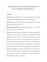 ĐẶC ĐIỂM SINH HỌC CỦA ĐỐI TƯỢNG NGHIỆN CHÍCH MA TÚY MẮC LAO VÀ KHÔNG LAO BỊ NHIỄM HTLV (+) pot