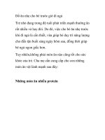 Đồ ăn nhẹ cho bé trước giờ đi ngủ ppsx