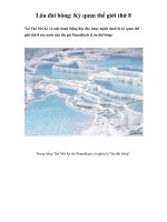 Lâu đài bông: Kỳ quan thế giới thứ 8 ppsx