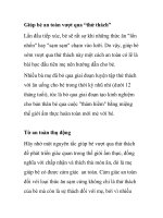 Giúp bé an toàn vượt qua “thử thách” pdf