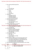 TRẮC NGHIỆM ĐO LƯỜNG ĐIỆN TỬ PHẦN NHIỆT ĐỘ