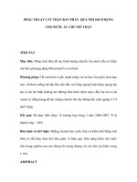 PHẪU THUẬT CẮT THẬN BÁN PHẦN QUA NỘI SOI Ổ BỤNG CHO BƯỚU ÁC CHỦ MÔ THẬN ppsx