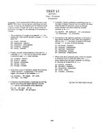 Bài tập trắc nghiệm Anh Văn test 13 potx