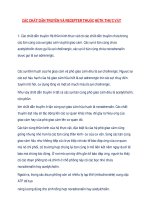 CÁC CHẤT DẪN TRUYỀN VÀ RECEPTER THUỘC HỆ THẦN KINH THỰC VẬT pot