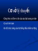 Cơ sở lý thuyết khí nén, thủy lực docx
