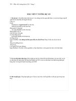 Ý TƯỞNG KHI VIẾT MỘT DỰ ÁN KINH DOANH ppt