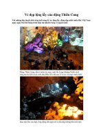 Vẻ đẹp lộng lẫy của động Thiên Cung potx