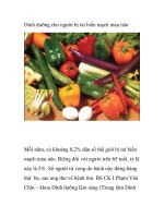 Dinh dưỡng cho người bị tai biến mạch máu não ppt