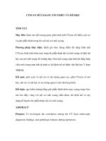 CTSCAN MŨI XOANG TỐI THIỂU VÀ MÔ HỌC pot