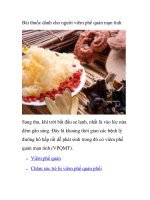 Bài thuốc dành cho người viêm phế quản mạn tính potx