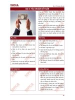 Kế toán trong các doanh nghiệp - Bài 3: Tài khoản kế toán ppsx