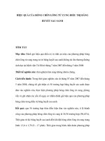 HIỆU QUẢ CỦA BÓNG CHÈN LÒNG TỬ CUNG ĐIỀU TRỊ BĂNG HUYẾT SAU SANH docx