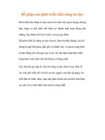 Để giúp con phát triển khả năng tư duy pot