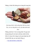 Những vị thuốc bắc không nên sử dụng khi mang thai ppsx