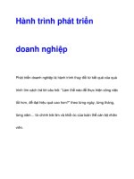 Hành trình phát triển doanh nghiệp pot