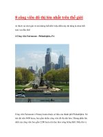 8 công viên đô thị lớn nhất trên thế giới pot