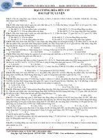 bài tập trắc nghiệm hóa hữu cơ