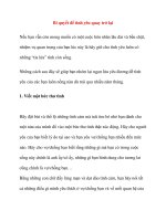 Bí quyết để tình yêu quay trở lại doc