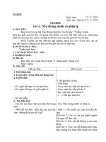 Bộ giáo án lớp 4 năm học 2010 - 2011 - tuần 8 potx