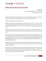     Không dễ xác định thị giá cổ phiếu potx