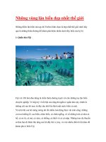 Những vùng lặn biển đẹp nhất thế giới ppsx