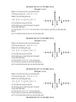 Đề thi xử lý tín hiệu số - mã đề 01 ppt