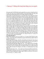 KHÁI QUÁT VỀ ĐỊA LÝ MỸ Chương 3: Những nền tảng hoạt động của con người docx