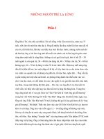 NHỮNG NGƯỜI TRẺ LẠ LÙNG Phần I pps