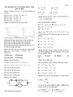 Đề thi xử lý tín hiệu số - mã đề 05 pdf