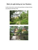 Bình yên nghỉ dưỡng tại Ana Mandara docx
