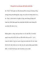 Bí quyết đi xuyên qua nỗi buồn tình đầu potx