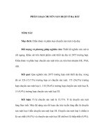 PHÂN LOẠI CHUYỂN SẢN RUỘT Ở DẠ DÀY TÓM TẮT Mục đích: Chẩn đoán và phân pps