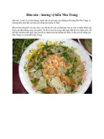 Bún sứa - hương vị biển Nha Trang doc