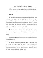 TẦN SUẤT TRẦM CẢM SAU ĐỘT QUỊ BẰNG THANG ĐIỂM HAMILTON & THANG ĐIỂM BECK pot