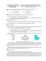 KÌ THI TUYỂN SINH THPT CHUYÊN QUỐC HỌC MÔN TOÁN - ĐỀ CHÍNH THỨC pps