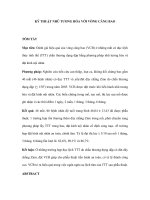 KỸ THUẬT NHŨ TƯƠNG HÓA VỚI VÒNG CĂNG BAO docx