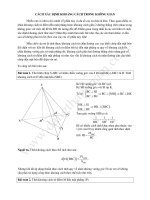 Cách xác định khoảng cách trong không gian