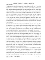 hoạch định chương trình marketing năm 2007 cho một sản phẩm ở công ty may việt tiến