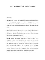 TỶ LỆ TRẺ NHẸ CÂN VÀ CÁC YẾU TỐ LIÊN QUAN ppsx