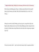 Nghệ thuật sống: Nhận yêu thương để đem lại yêu thương ppsx