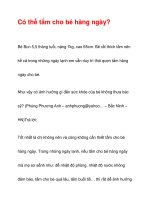 Có thể tắm cho bé hàng ngày? ppsx