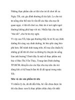 Những thực phẩm cần có khi cho trẻ đi chơi tết xa pdf