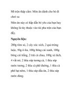 Mì trộn thập cẩm: Món ăn dành cho bé đi chơi xa pps