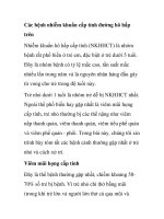 Các bệnh nhiễm khuẩn cấp tính đường hô hấp trên potx