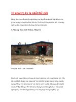 10 nhà trọ kỳ lạ nhất thế giới potx