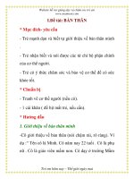 Đề tài: BẢN THÂN docx