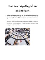 Hình ảnh tháp đồng hồ lớn nhất thế giới pptx