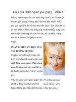 Giúp con thành người giỏi giang – Phần 2 doc